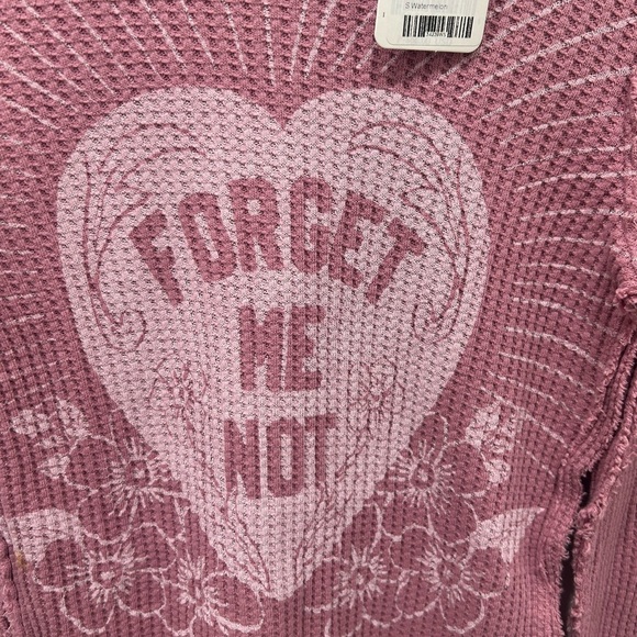 Free People We The Free Lucky Locket Tee Watermelon Womens Size Small NWT - Picture 2 of 7